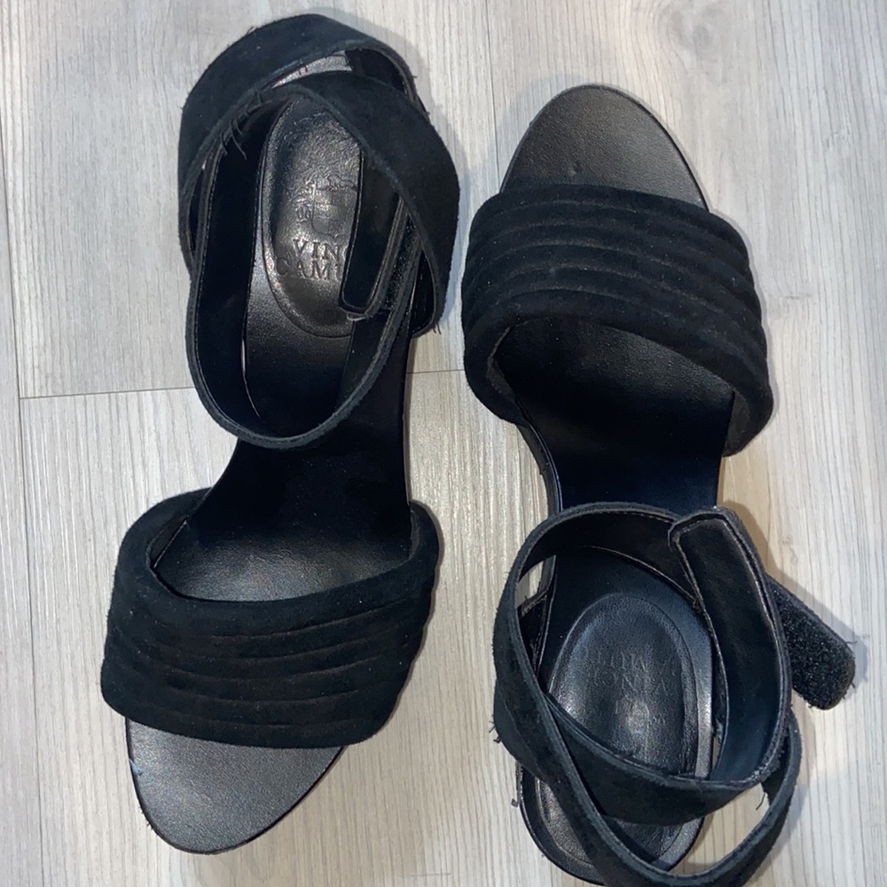 Black Vince camuto wedge sandal - Picture 11 of 11